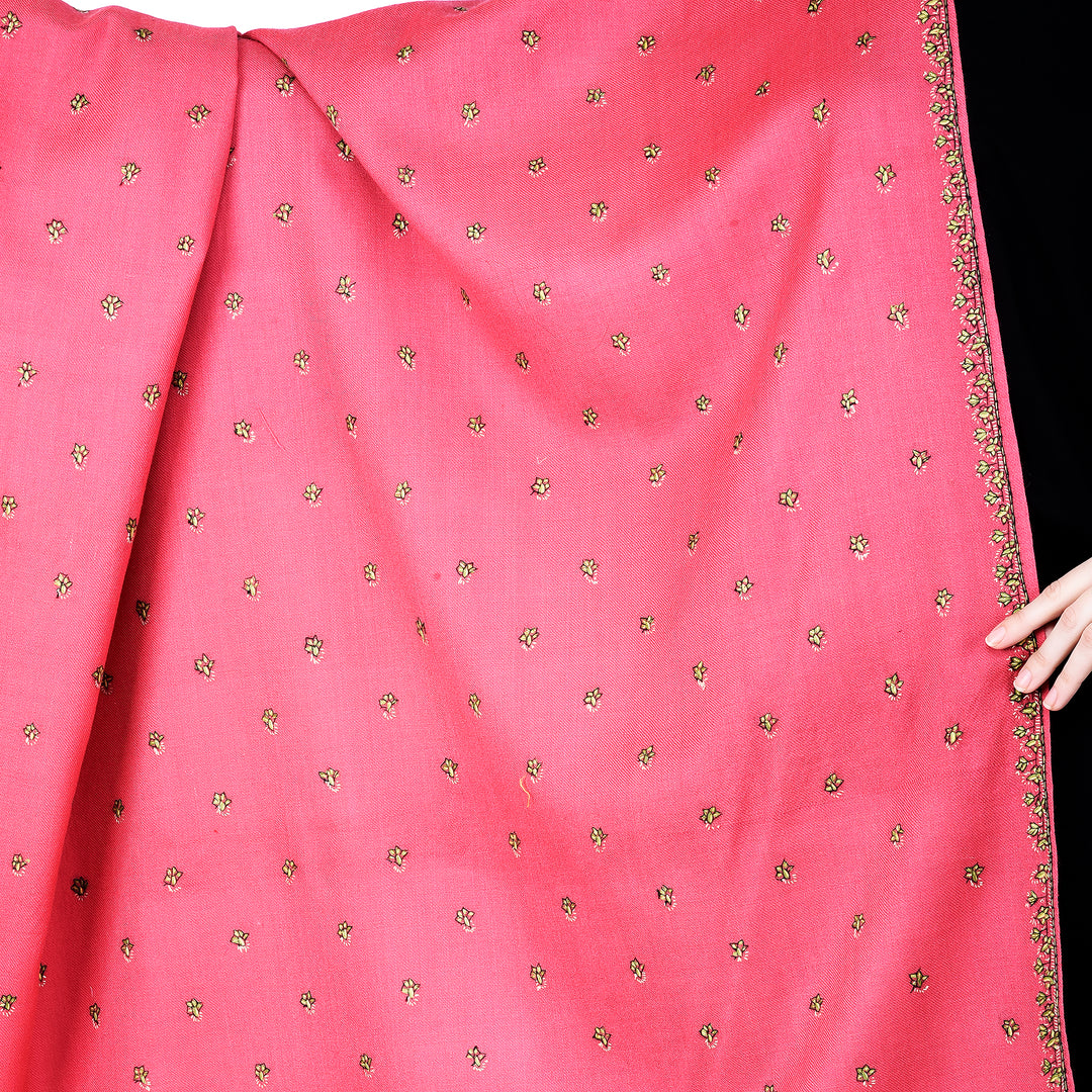 Women's Hand Embroidered Wool Shawl