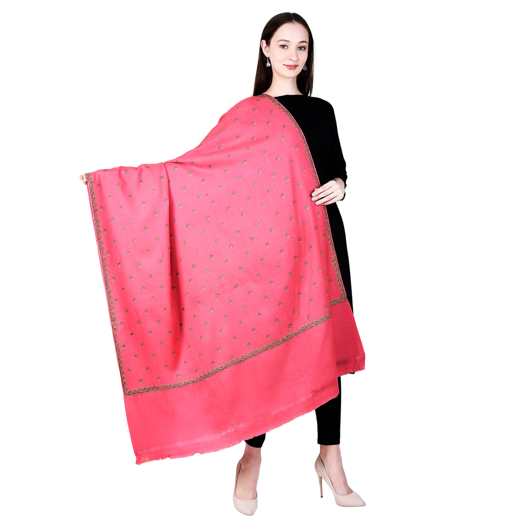 Women's Hand Embroidered Wool Shawl