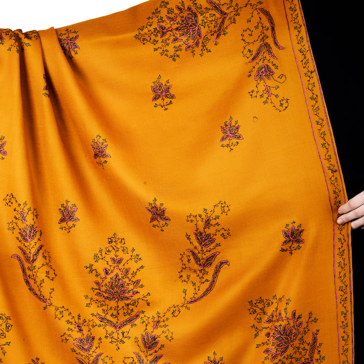 Women's Hand Embroidered Wool Shawl
