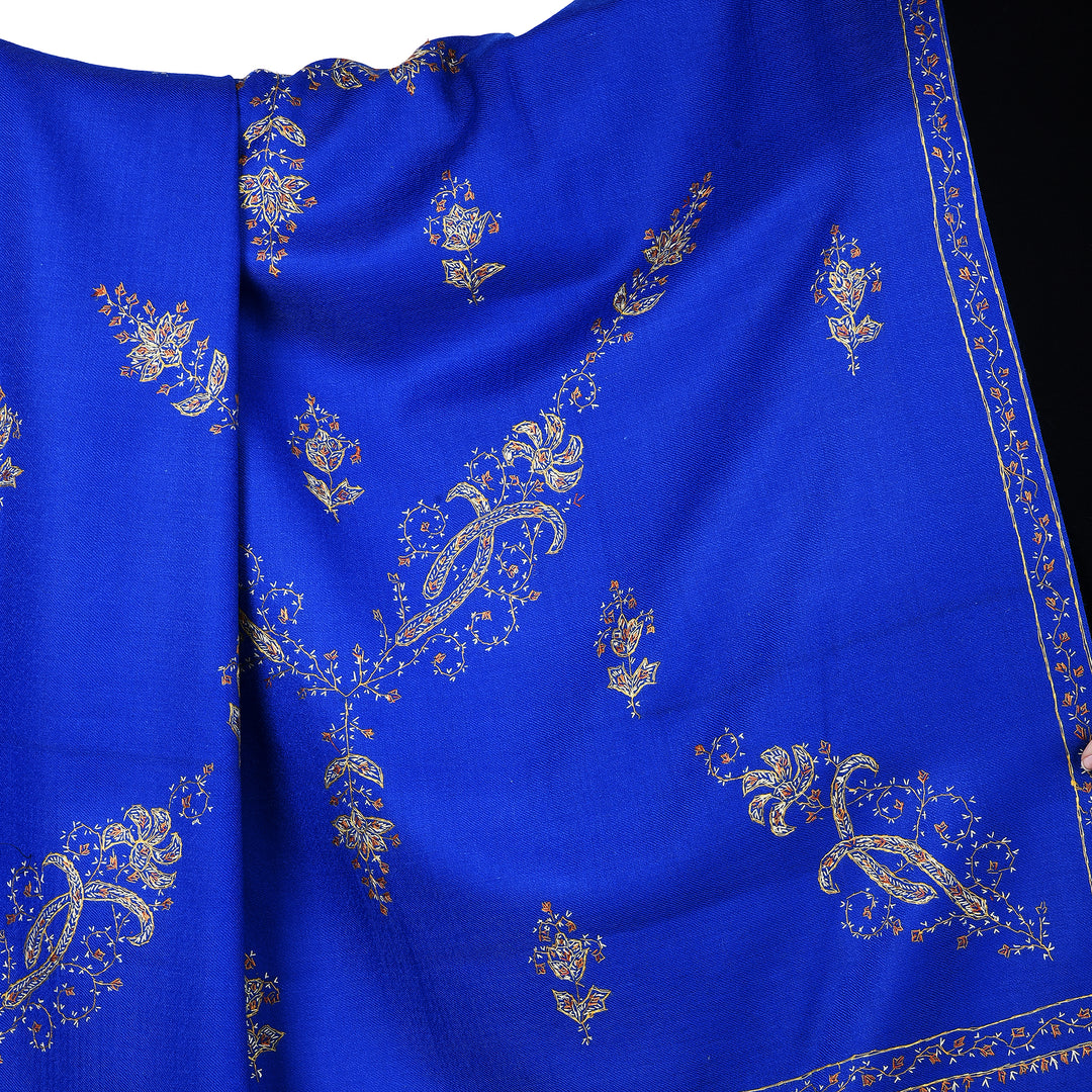 Women's Hand Embroidered Wool Shawl