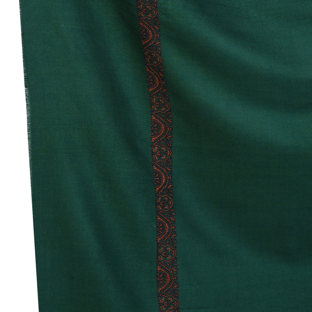 Men's Pure Wool Border Shawl
