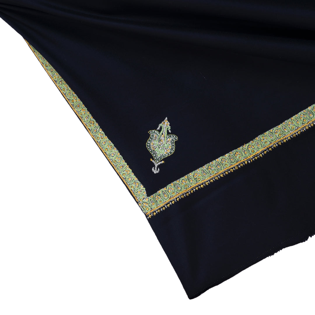 Men's Hand Embroidered Wool Shawl