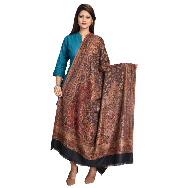 Women's Jamawar Wool Shawl