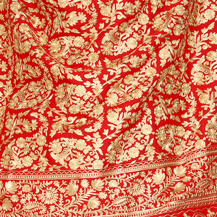 Women's Aari Embroidery Wool Stole