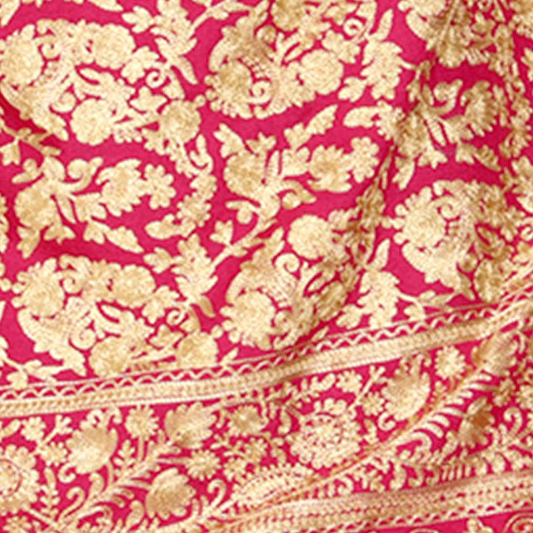 Women's Aari Embroidery Wool Stole