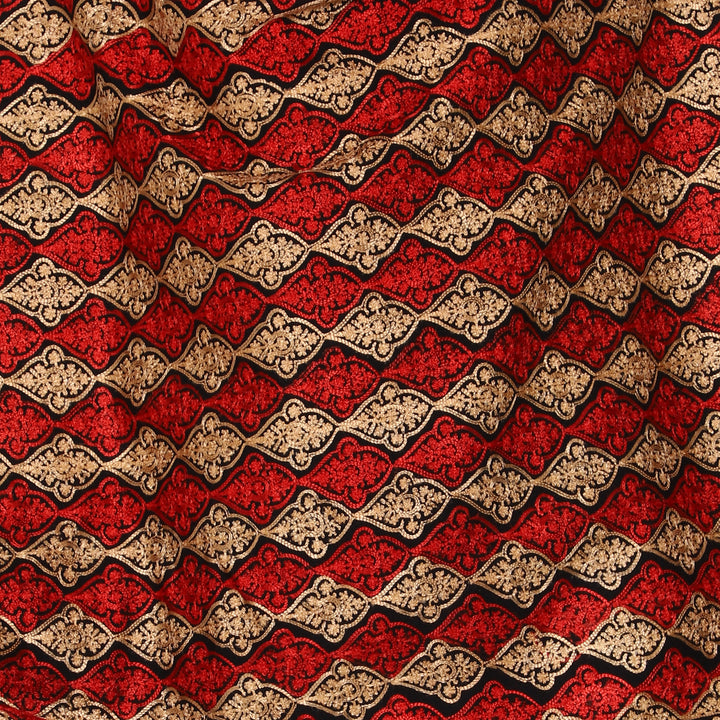 Women's Aari Embroidered Wool Stole