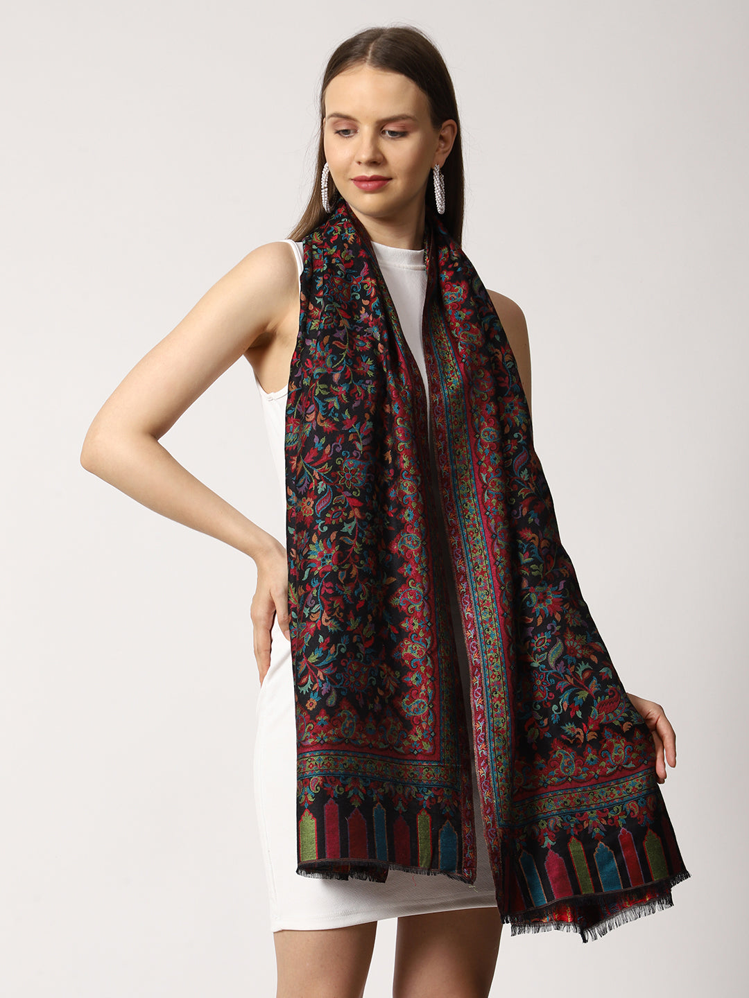 Women's Modal Kani Wool Stole