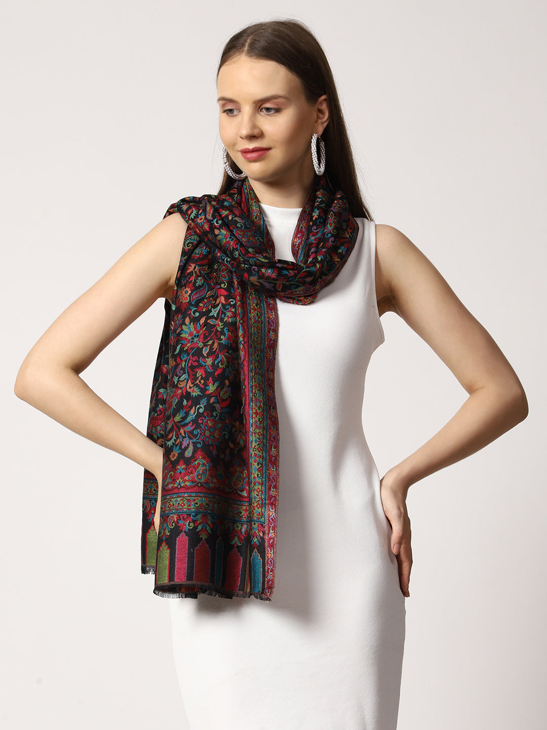 Women's Modal Kani Wool Stole