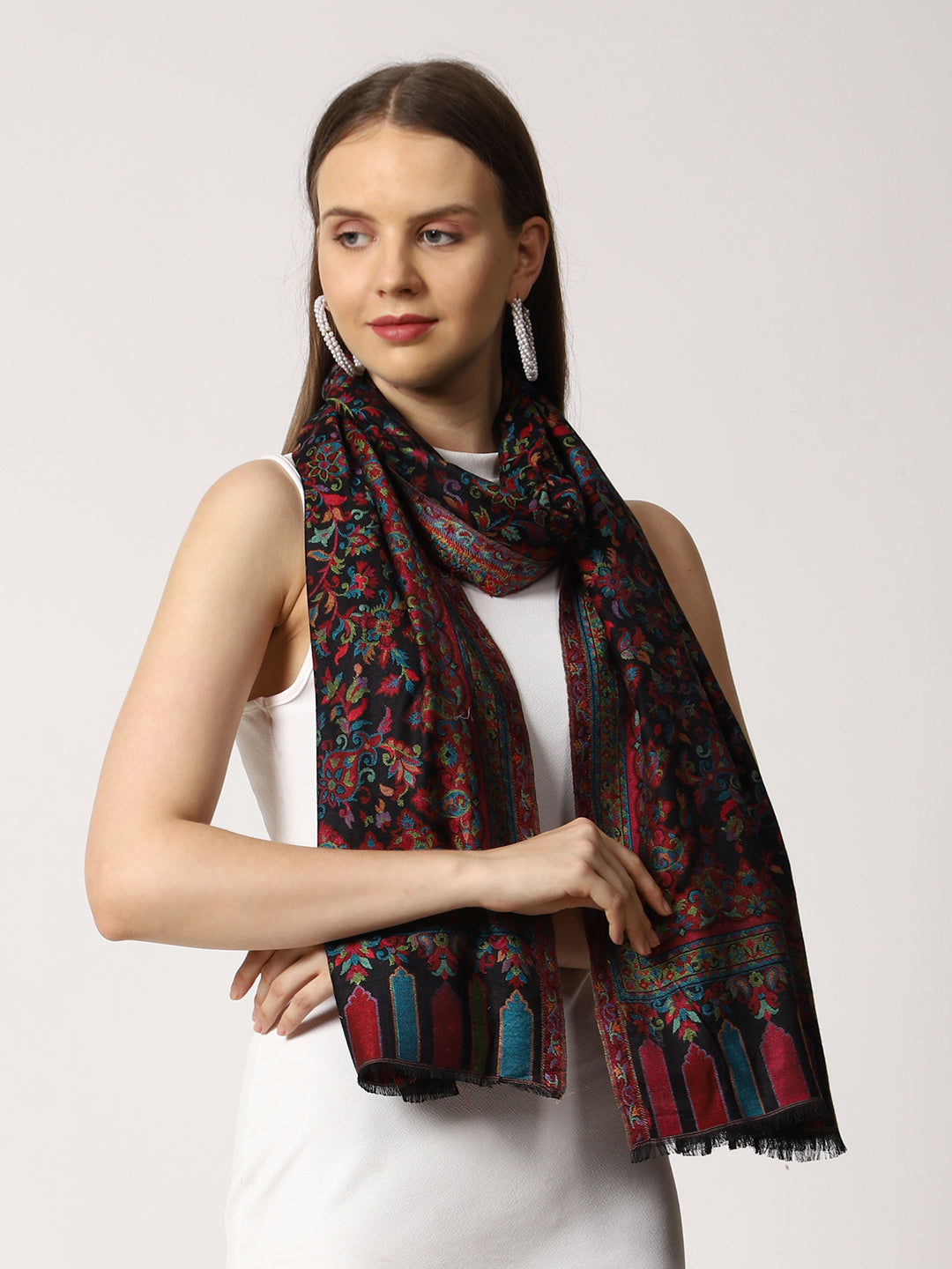 Women's Modal Kani Wool Stole