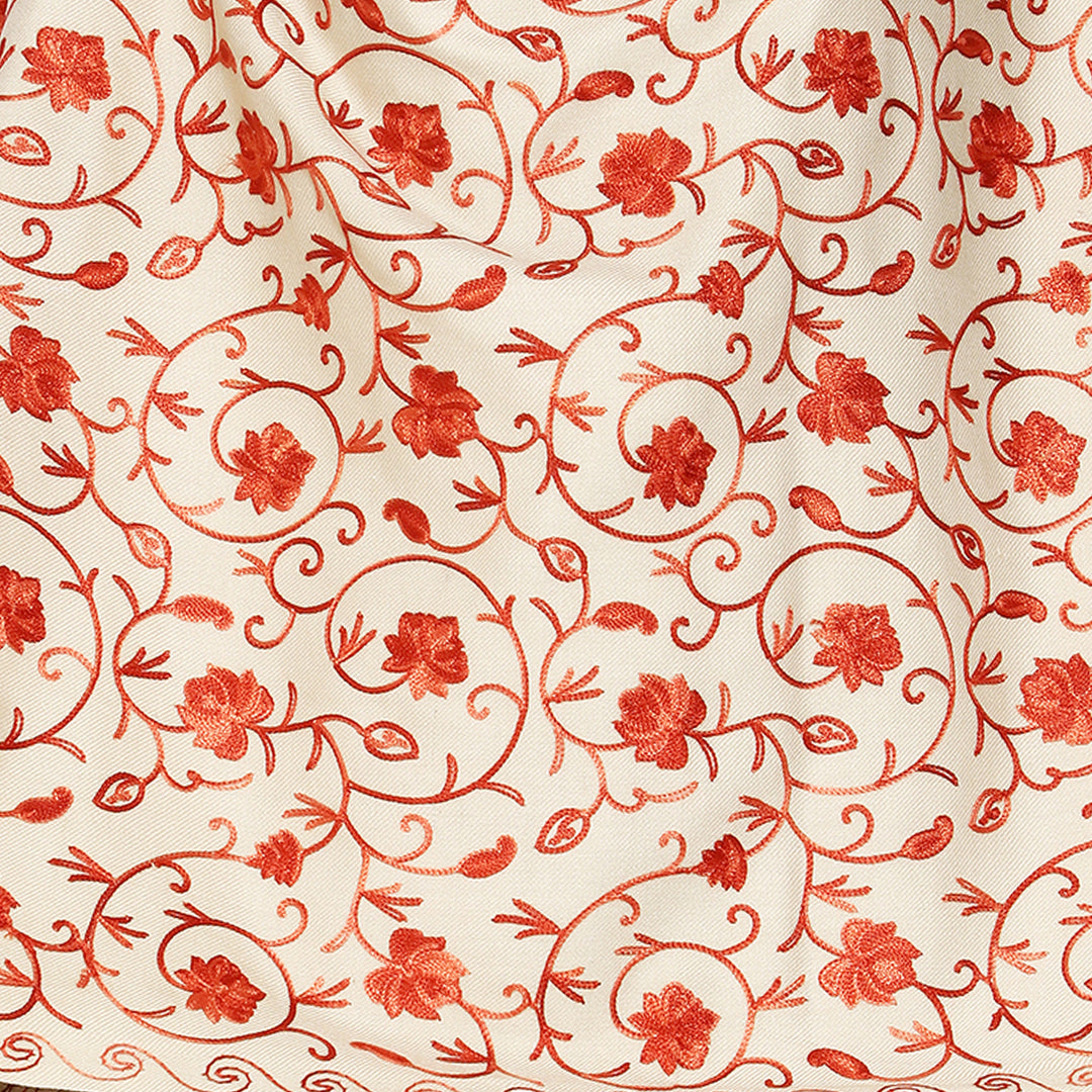 Women's Aari Embroidered Wool Stole