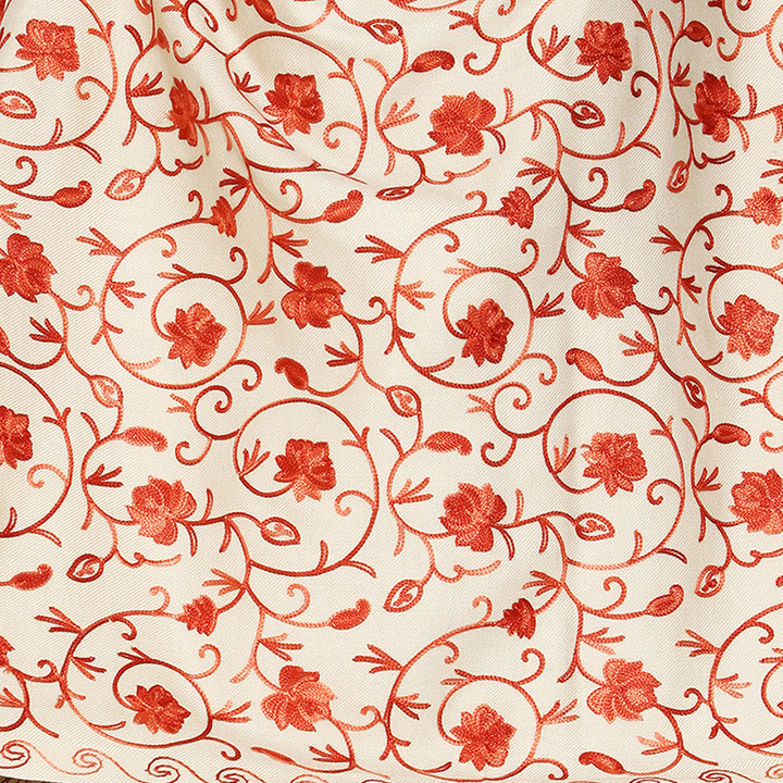 Women's Aari Embroidered Wool Stole