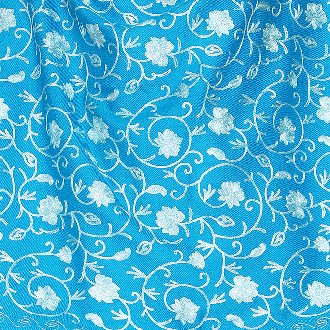 Women's Aari Embroidered Wool Stole