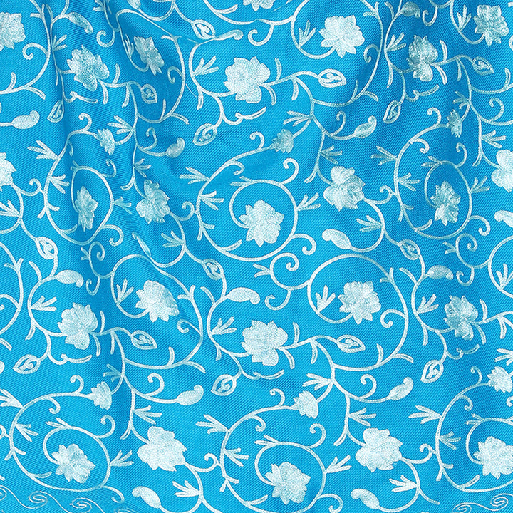 Women's Aari Embroidered Wool Stole