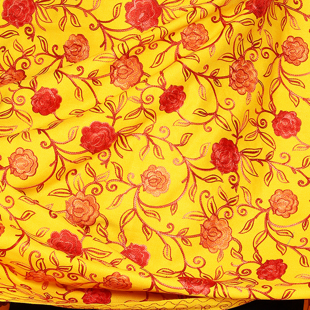 Women's Aari Embroidered Wool Shawl