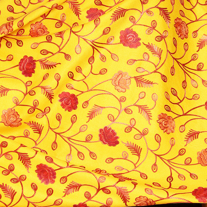 Women's Aari Embroidered Wool Shawl