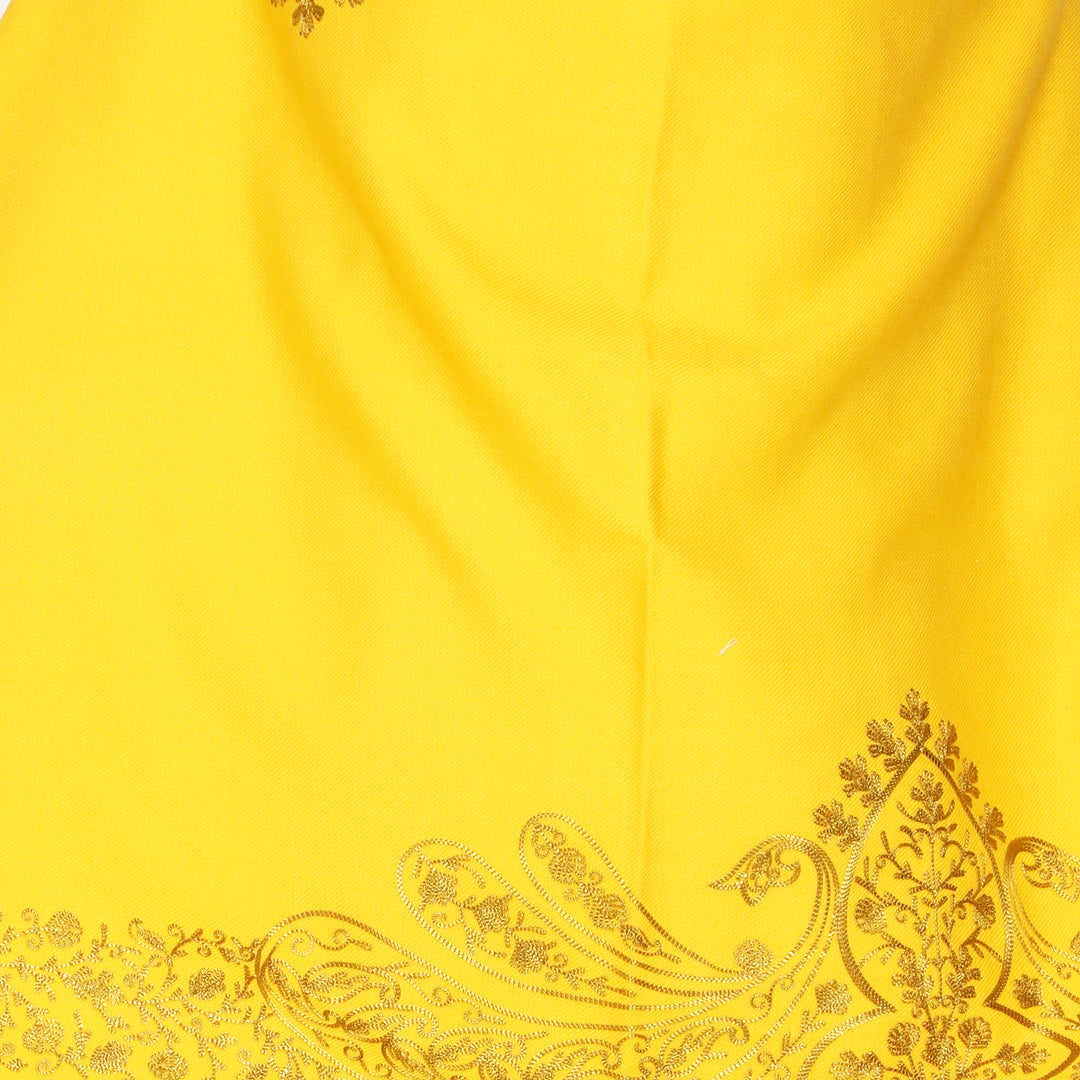 Women's Aari Embroidered Wool Stole