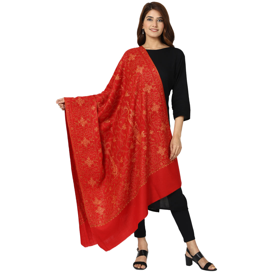 Women's Hand Embroidery Wool Shawl