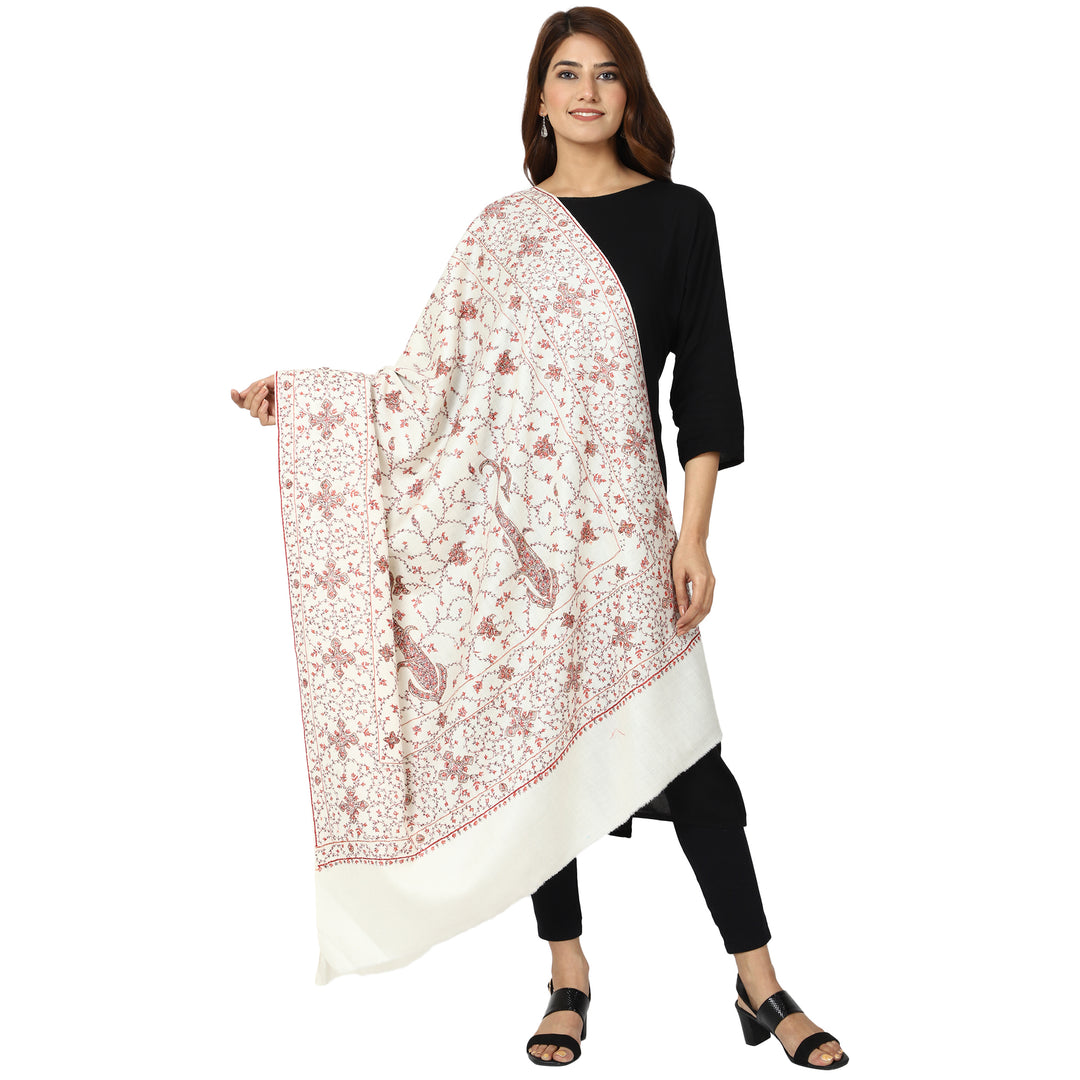 Women's Hand Embroidery Wool Shawl