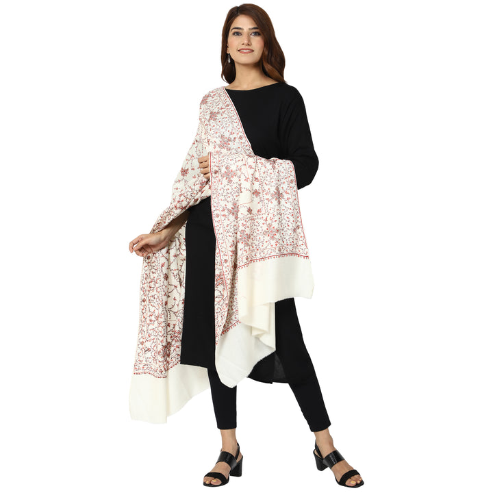 Women's Hand Embroidery Wool Shawl