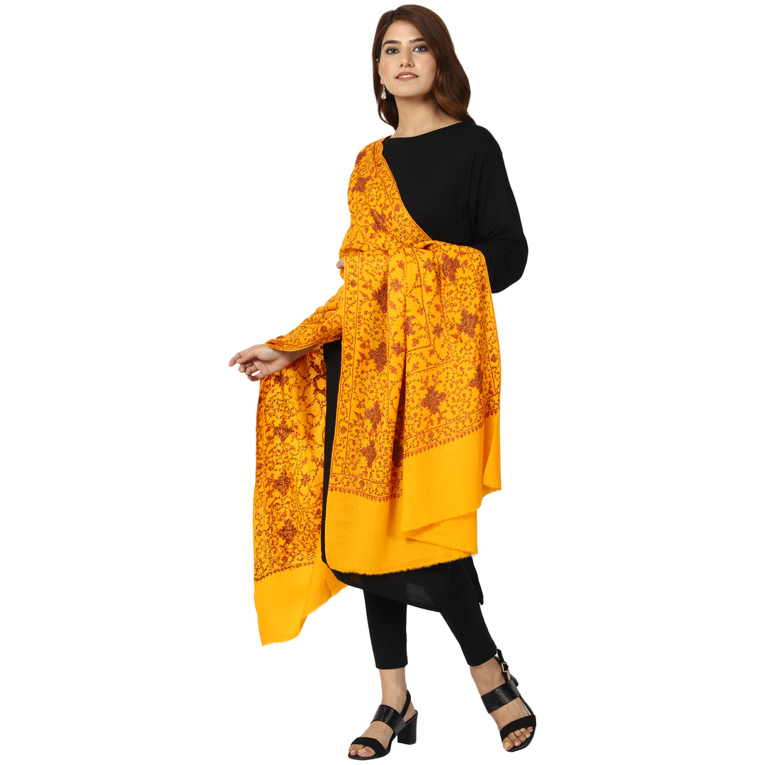 Women's Hand Embroidery Wool Shawl