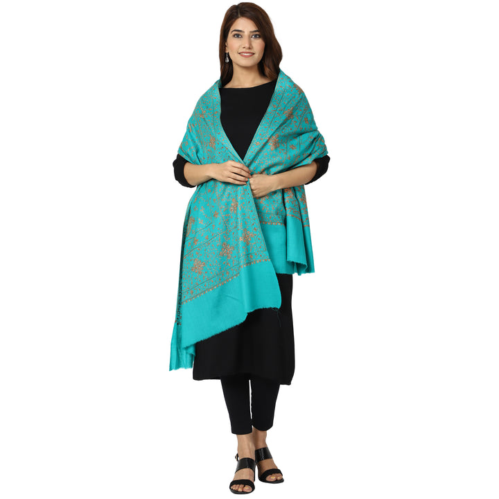 Women's Hand Embroidery Wool Shawl