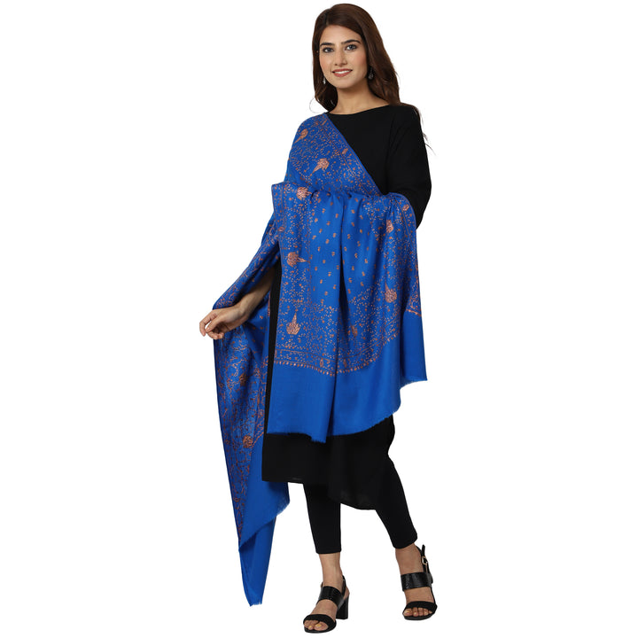 Women's Hand Embroidered Wool Shawl