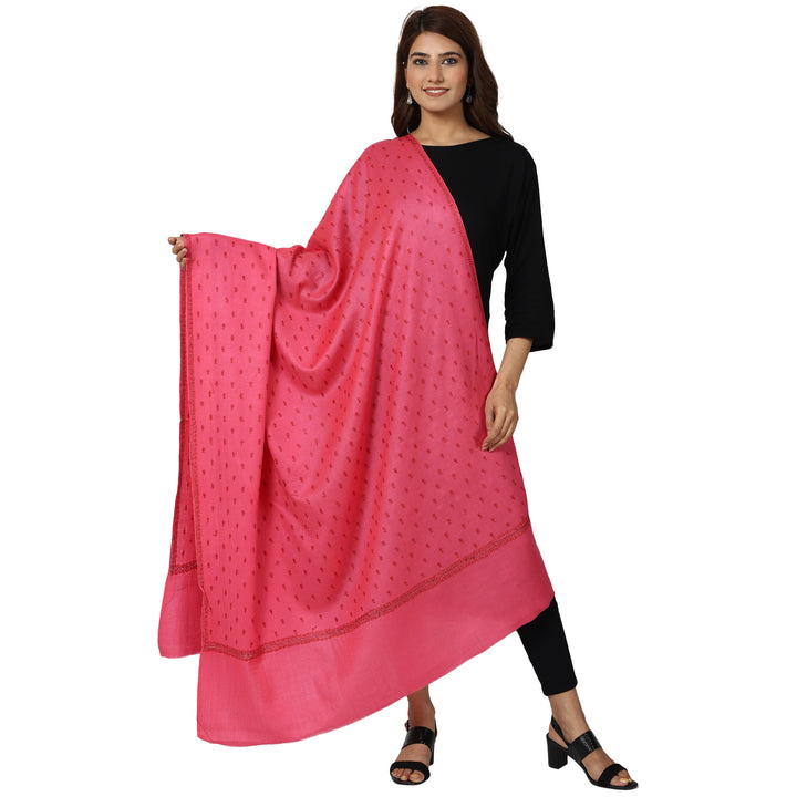 Women's Hand Embroidered Wool Shawl