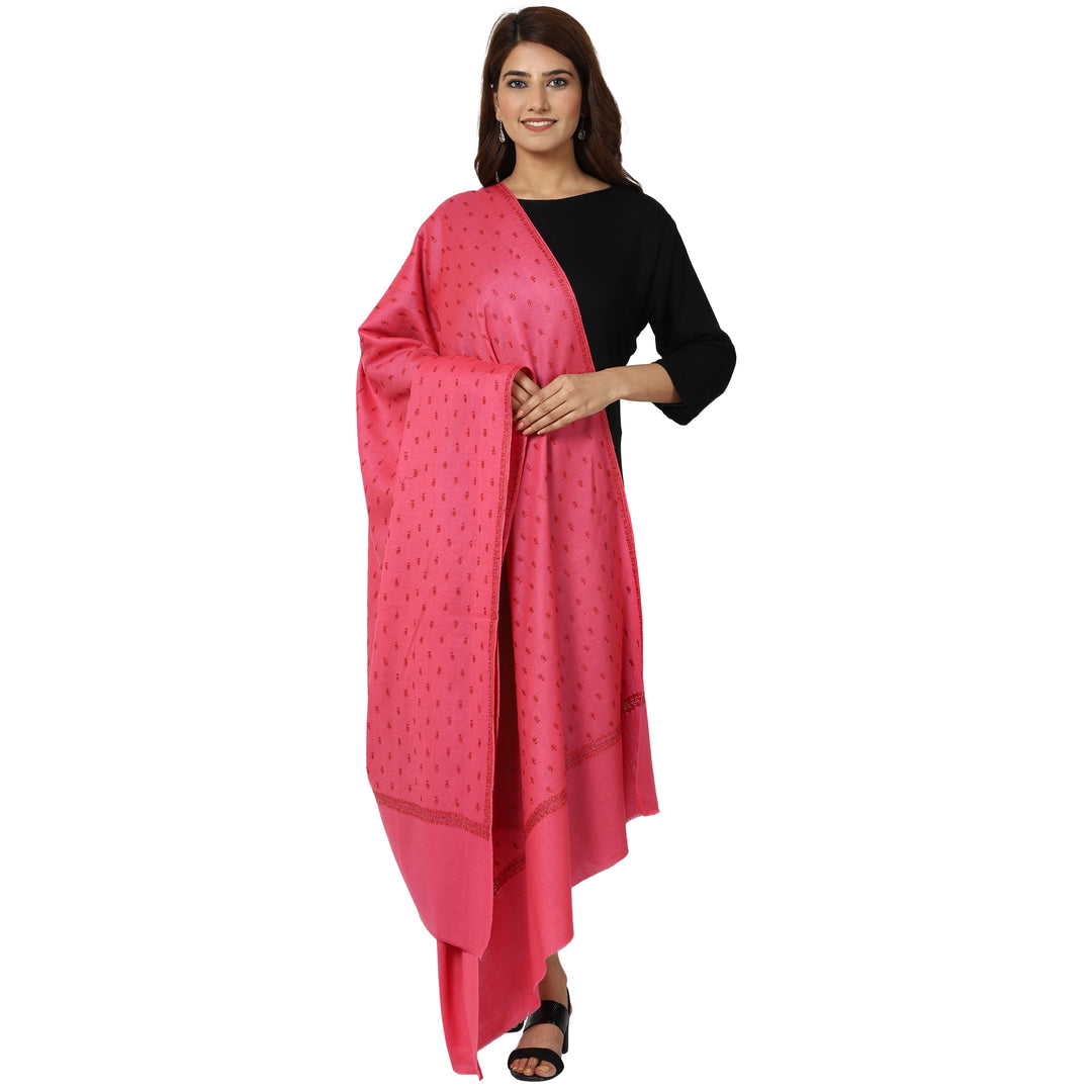 Women's Hand Embroidered Wool Shawl