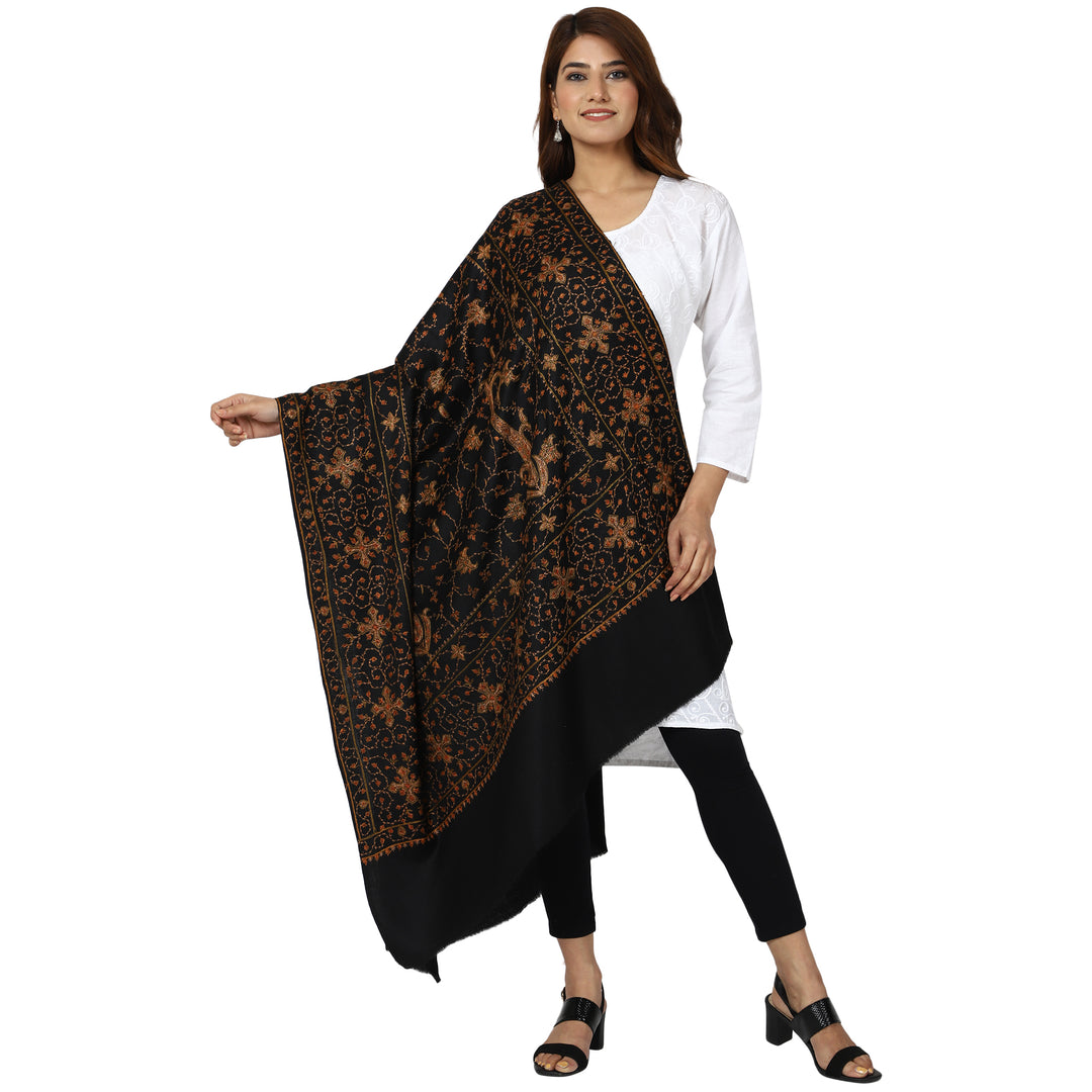 Women's Hand Embroidery Wool Shawl