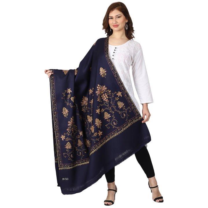 Women's Hand Embroidered Wool Shawl