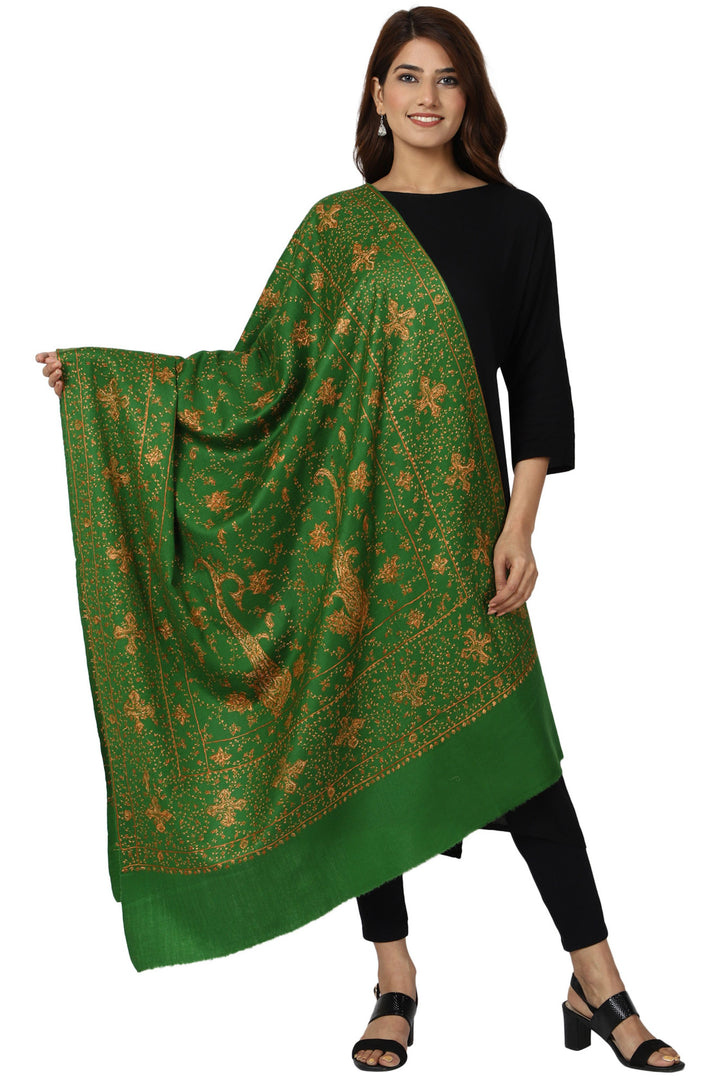 Women's Hand Embroidery Wool Shawl