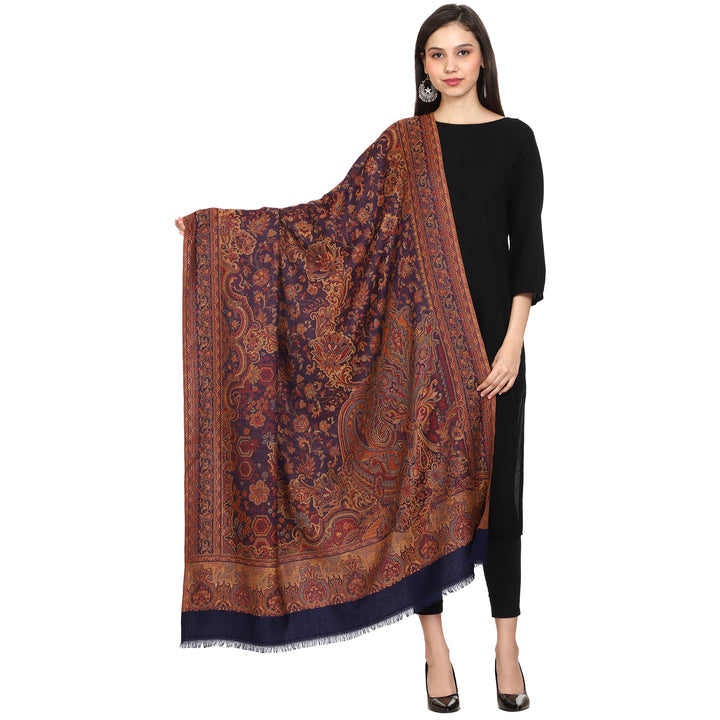 Women's Jamawar Wool Shawl