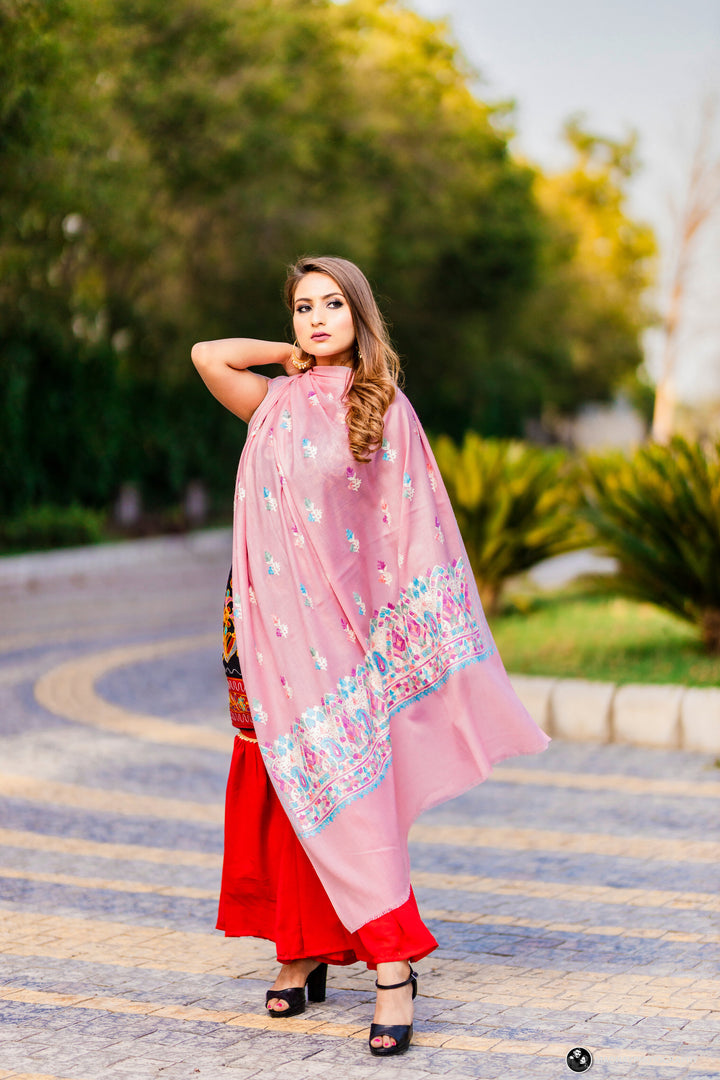 Women's Aari Woollen Shawl