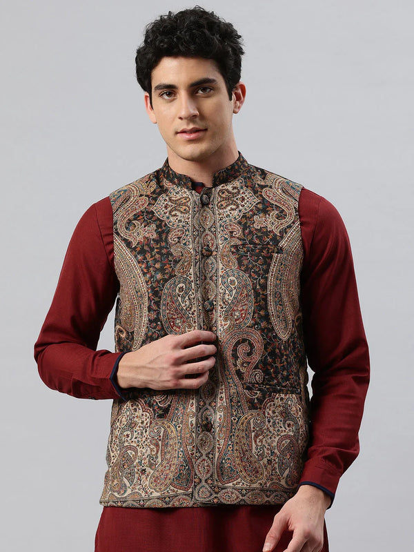 Men's Nehru Jackets Online — Woven & Embroidered Ethnic Wear | SWI Stylish