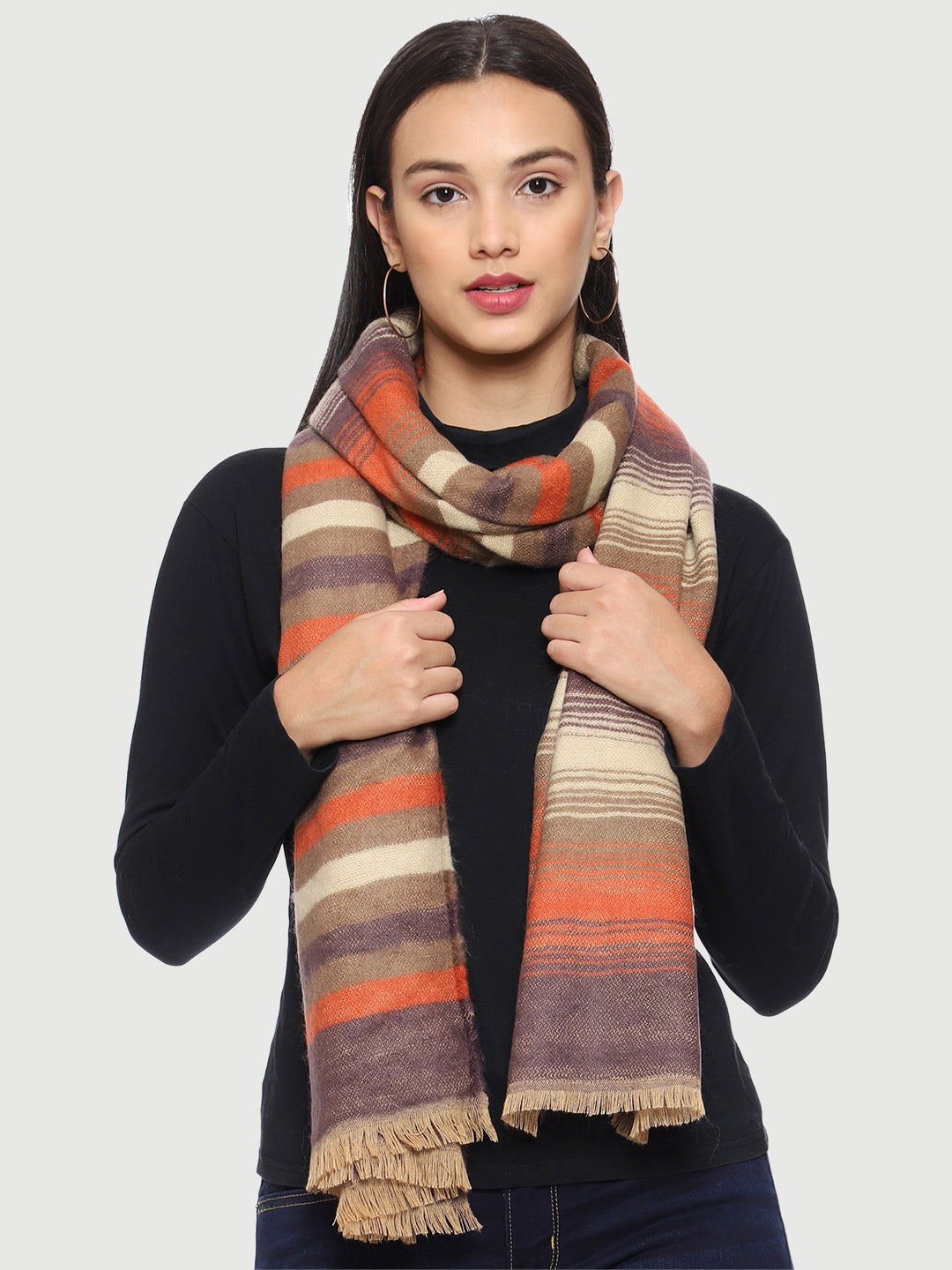 Women's Soft Feel Warm Wool Muffler/scarf/stole