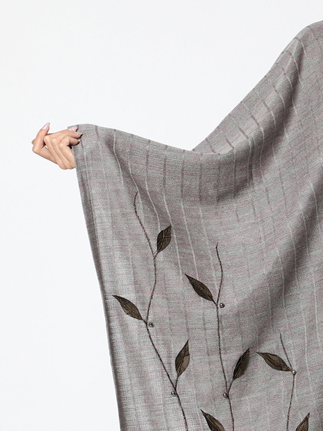 Women’s Knitted Daffodil Foil Printed Stole