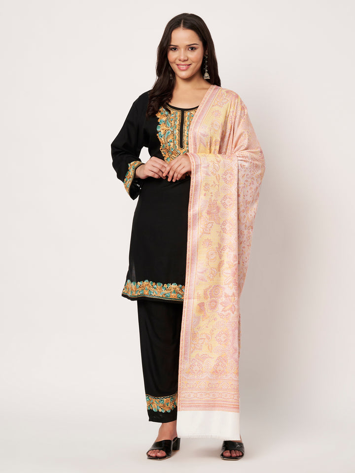 Women's Jamawar Wool Shawl