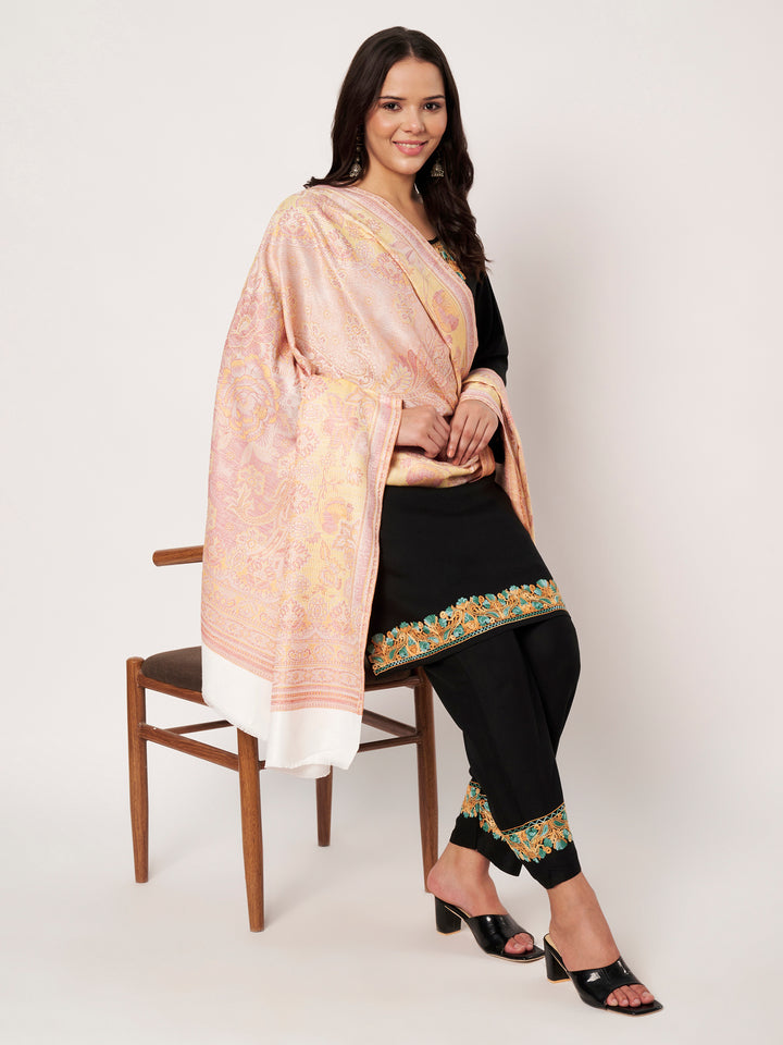 Women's Jamawar Wool Shawl