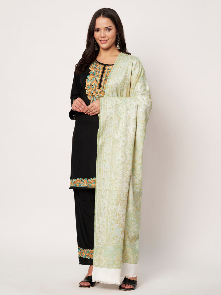 Women's Jamawar Wool Shawl