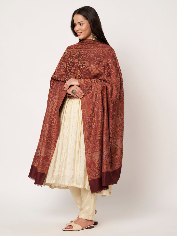 Women's Jamawar Wool Shawl