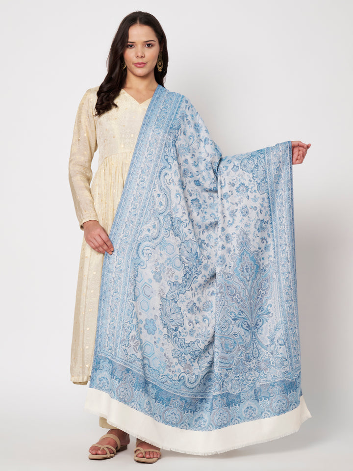 Women's Jamawar Wool Shawl