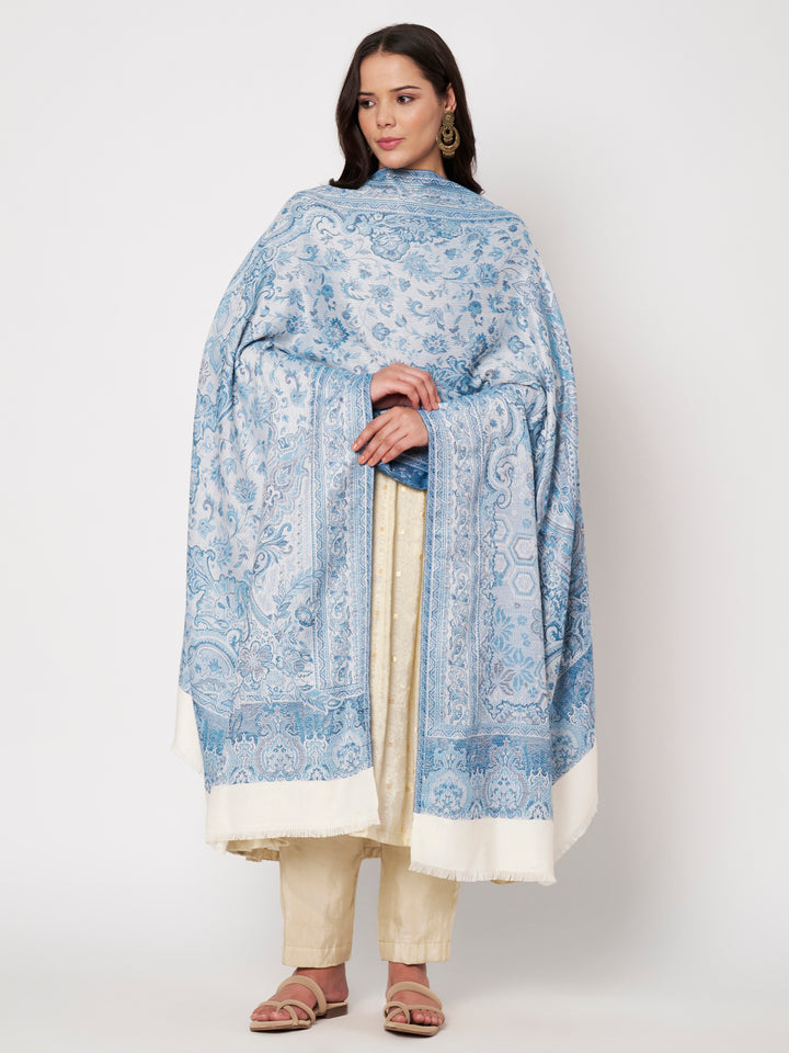 Women's Jamawar Wool Shawl