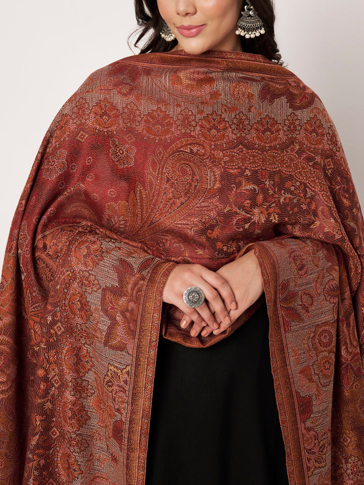 Women's Jamawar Wool Shawl