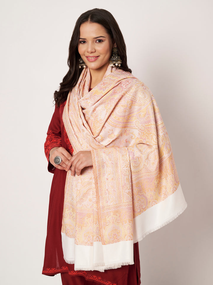Women's Jamawar Wool Shawl