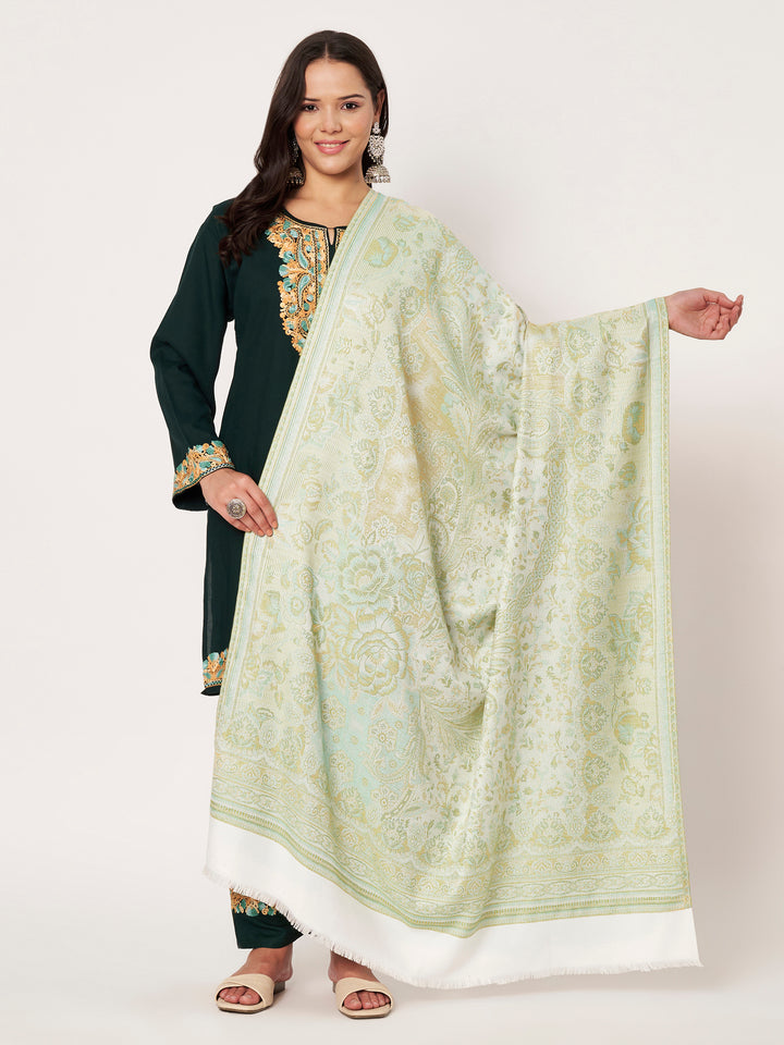Women's Jamawar Wool Shawl