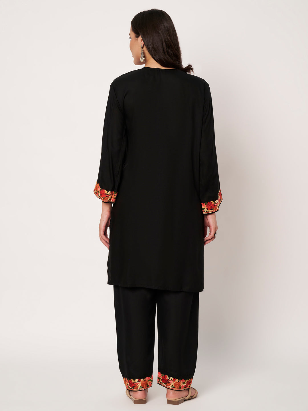 Women Embroidered Kurta Set | Floral Suit