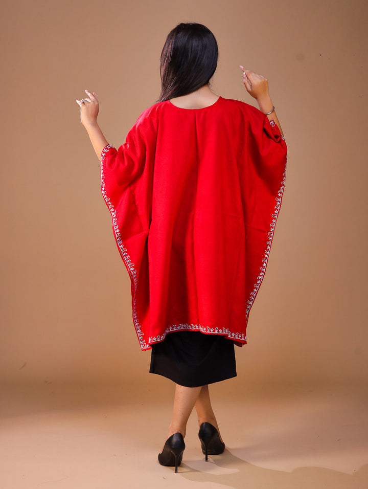 Women's Aari Work Yoke Design Kashmiri Embroidered Kaftan(Pheran)