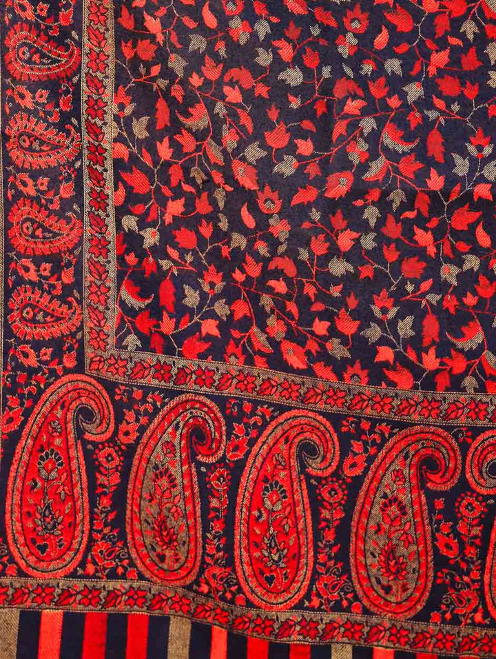 Women's Paisley Jamawar Acrylic Wool Shawl