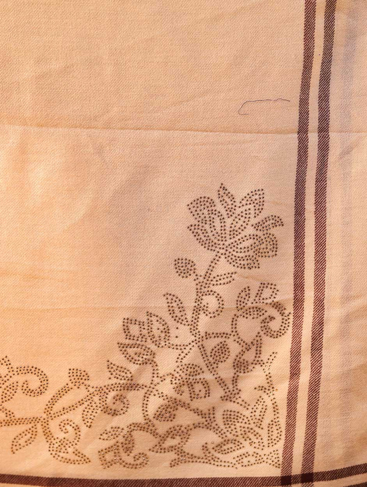 Women's Sequence Design Wool Stole