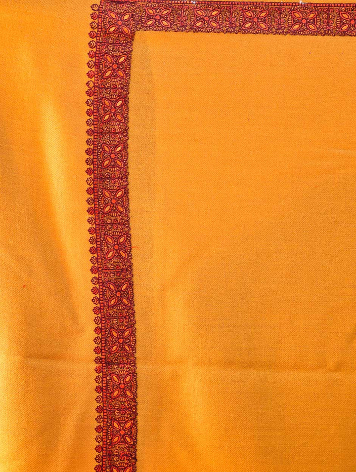 Women's Aari Hand Embroidery Wool Shawl